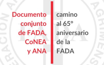 Documento conjunto de FADA, CoNEA y ANA